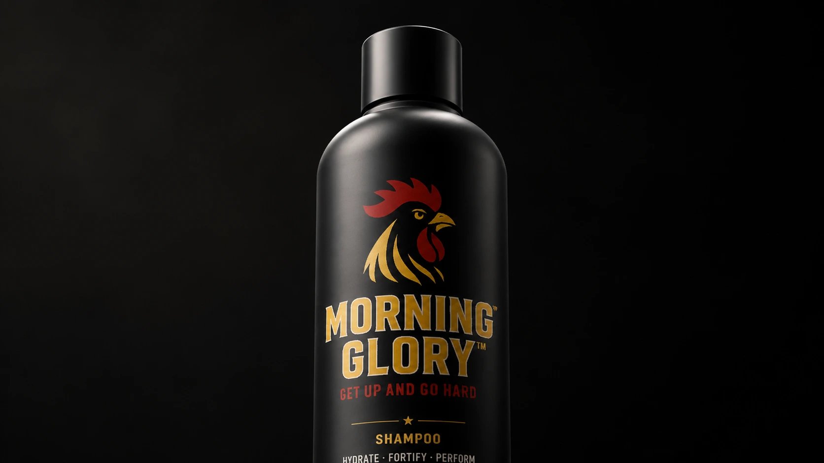 Morning Glory shampoo — Label Detail